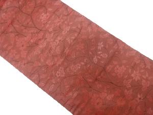 花唐草模様織り出し名古屋帯